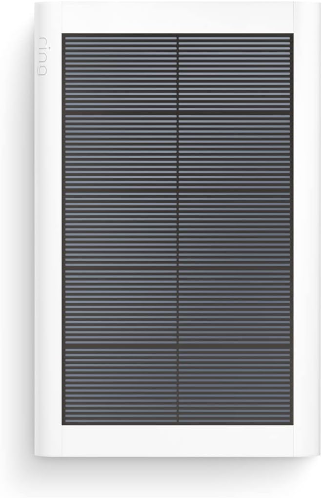 Small Solar Panel, 1.9W for Stick Up Cam, Stick Up Cam Pro, Spotlight Cam Plus, Spotlight Cam Pro - White