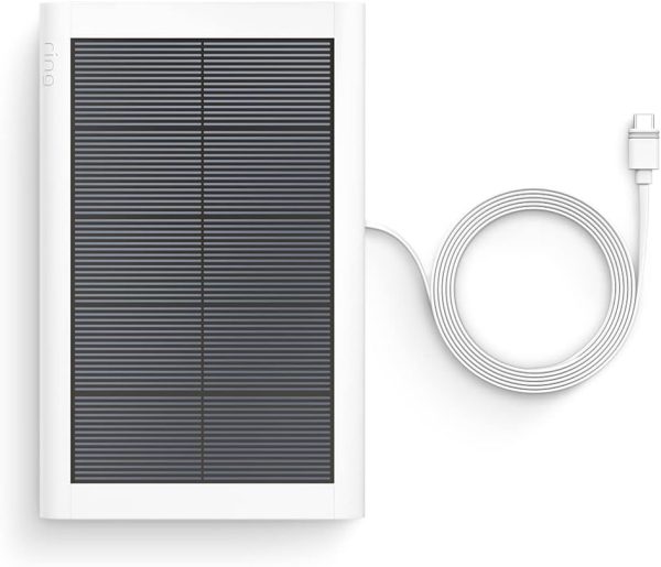 Small Solar Panel, 1.9W for Stick Up Cam, Stick Up Cam Pro, Spotlight Cam Plus, Spotlight Cam Pro - White - Image 3